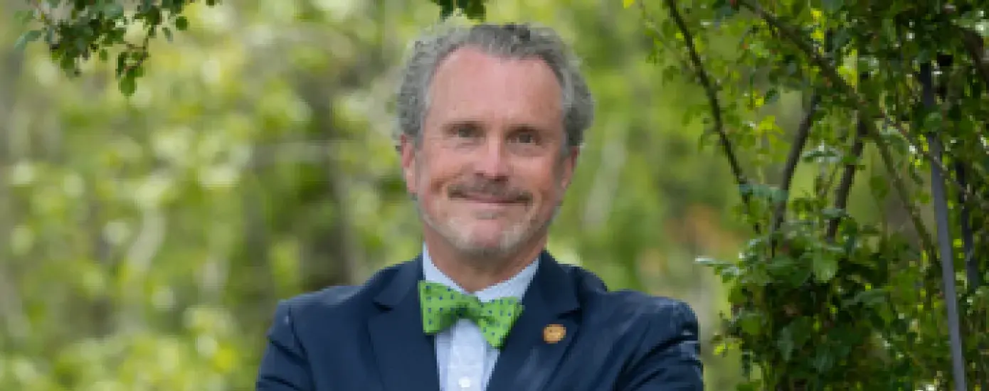 Dr. Kenneth R. White began at the MGH Institute on July 1, 2021. Photo: Dan Addison.