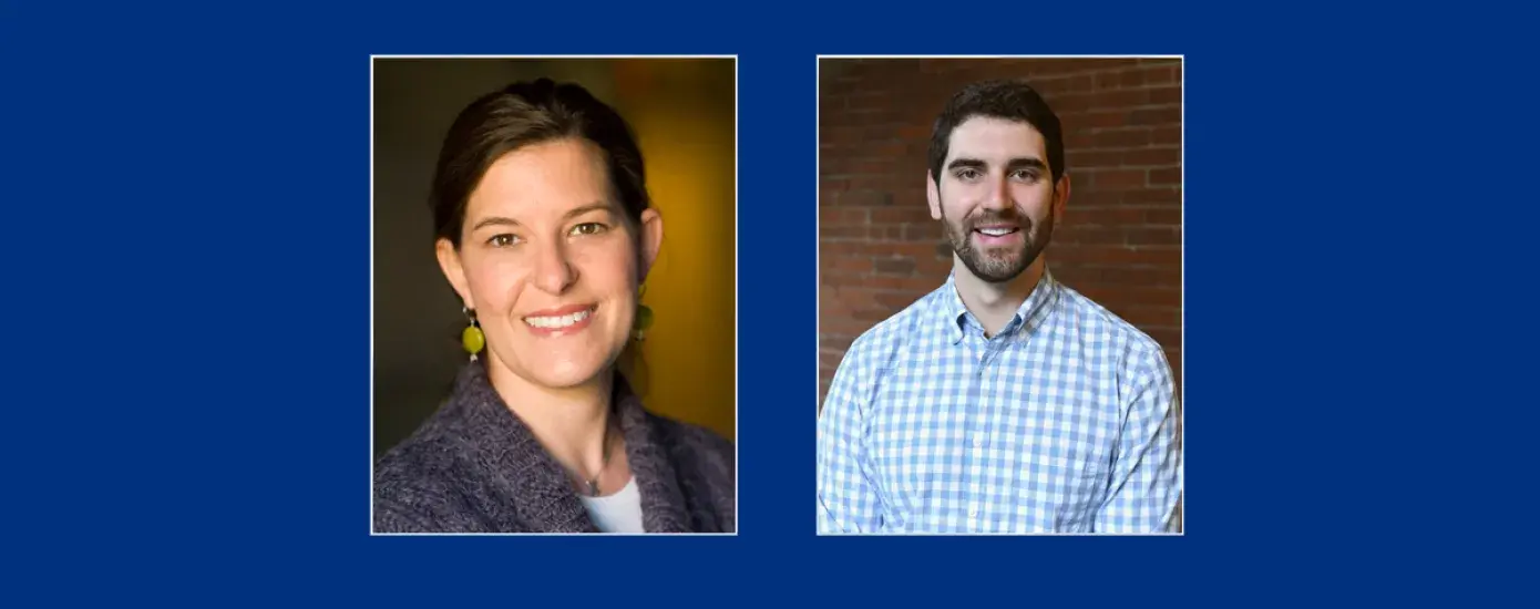 Photos of Elise Townsend (L) and Michael Kiefer