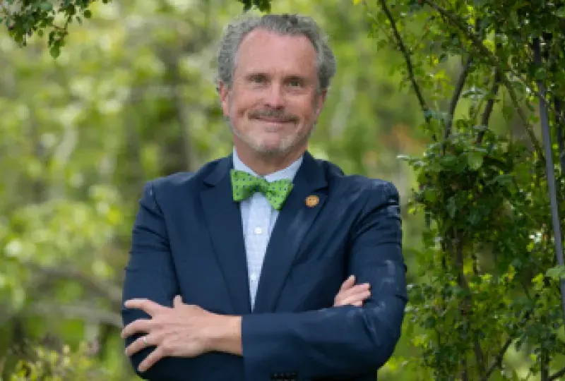 Dr. Kenneth R. White began at the MGH Institute on July 1, 2021. Photo: Dan Addison.