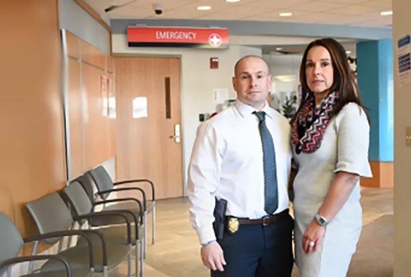 Photo of Derek Belong (left) and Michele Rodrigues-Belong