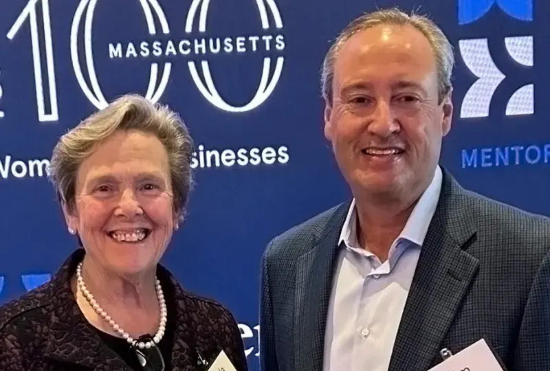 Photo of President Milone-Nuzzo attended a recent event with Trustee Jim Canfield that recognized the Top 100 Women-Led Businesses in Massachusetts by The Women’s Edge and its partner, The Boston Globe.