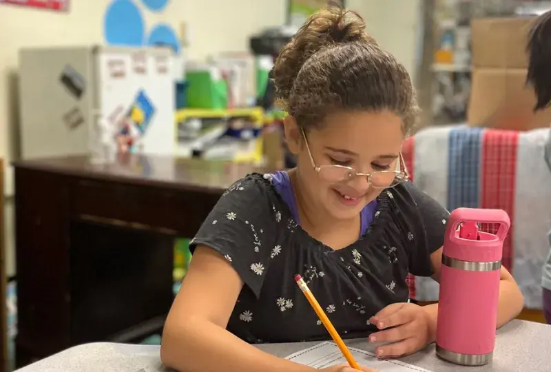 Ritaj Essaouabi is an incoming fourth grader who attends Harvard Kent Elementary in Charlestown and has thoroughly enjoyed her time at the school's summer program this year.