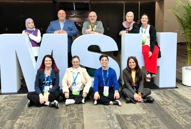 People at IMSH conference