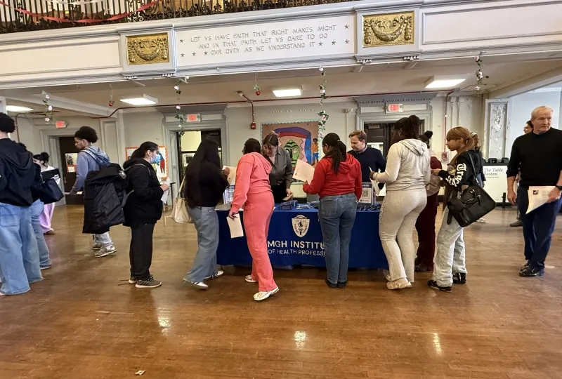 students at Career Fair 