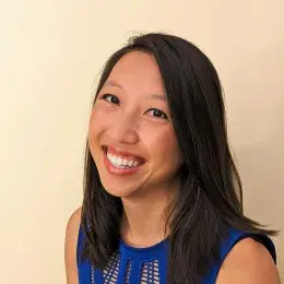 Rebecca Pham in blue shirt