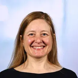 angela has strawberry blonde hair