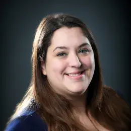 Carlina Maria in dark blue shirt