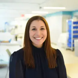 Rebecca Hill in Skills Lab