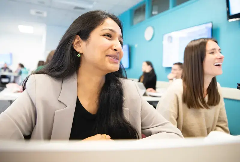 Students in a classroom