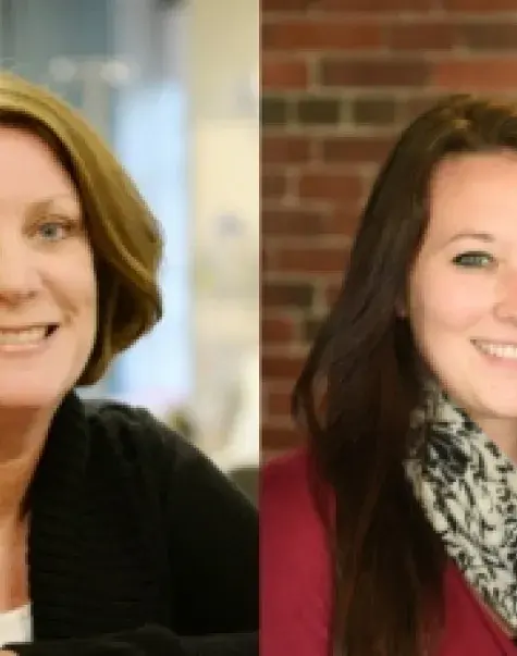 Suellen Breakey, left, and Amanda Worek.