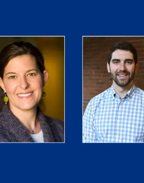 Photos of Elise Townsend (L) and Michael Kiefer