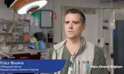 tyler brown is an orthopedic nurse at MGH