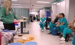 Students in the MGH IHP Direct-Entry Master's in Nursing Program attending a lecture as part of their accelerated master's in nursing education. The program prepares students for nursing leadership and management roles through comprehensive graduate nursing education.